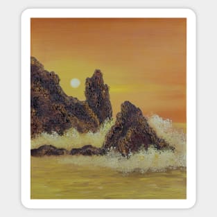 Sunset Shore Sticker